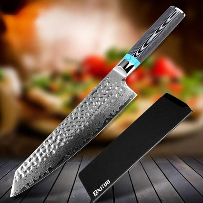 Damascus Steel Professional Chef Knife 8" inch -  67 Layers with Sheath and Gift Box
